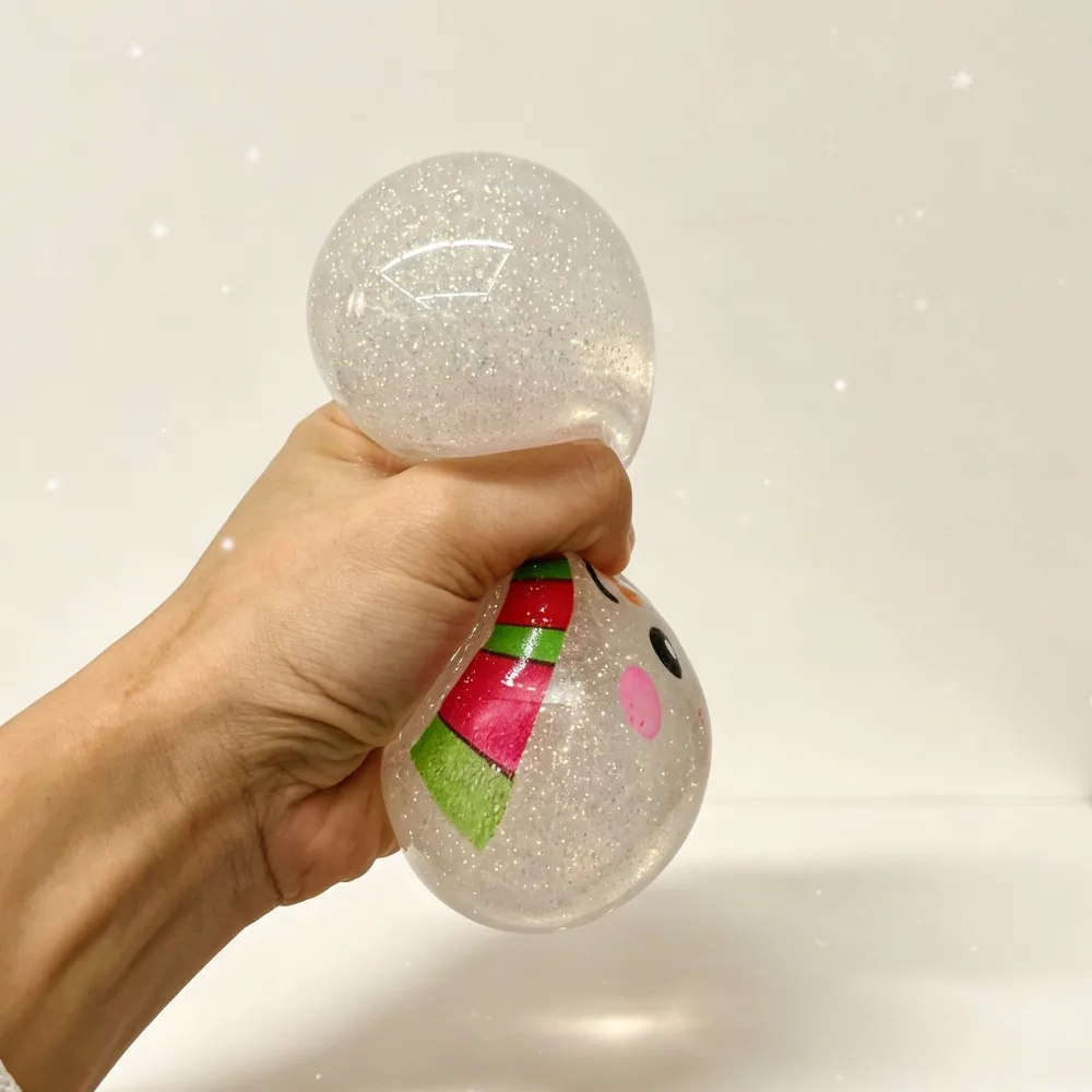 Niedliches Weihnachts-Bun-Squeeze-Stressabbau-Spielzeug, Quetschbares Bun-Spielzeug zum Stressabbau, Büro-Greifspielzeug, Geschenk, Schreibtischdekoration – Detail 10
