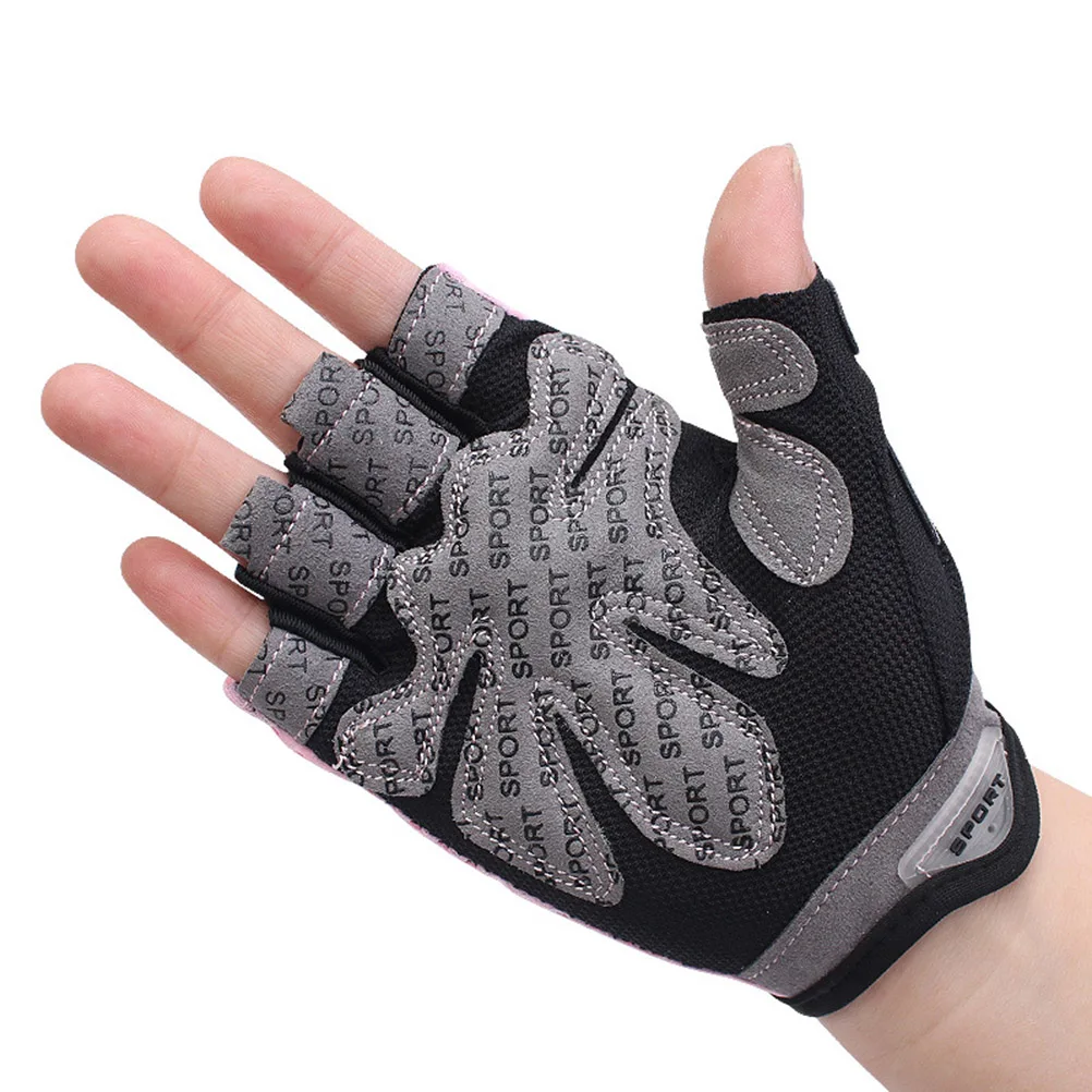 

Women Fitness Gloves Durable Comfortable AntiSlip Silicone Pad Breathable Gym Exercise WeightLifting Training Sports Accessories