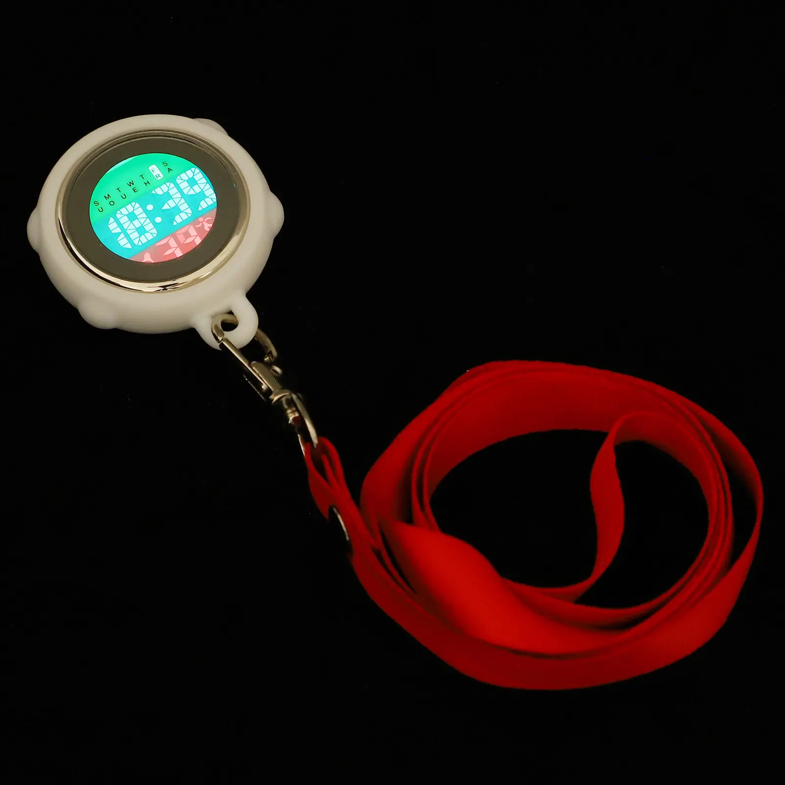Electronic Watch Keychain Buckle Chest Watch for Nurses Lightweight Secure Timing Tool Nurse Gift Nurse Week