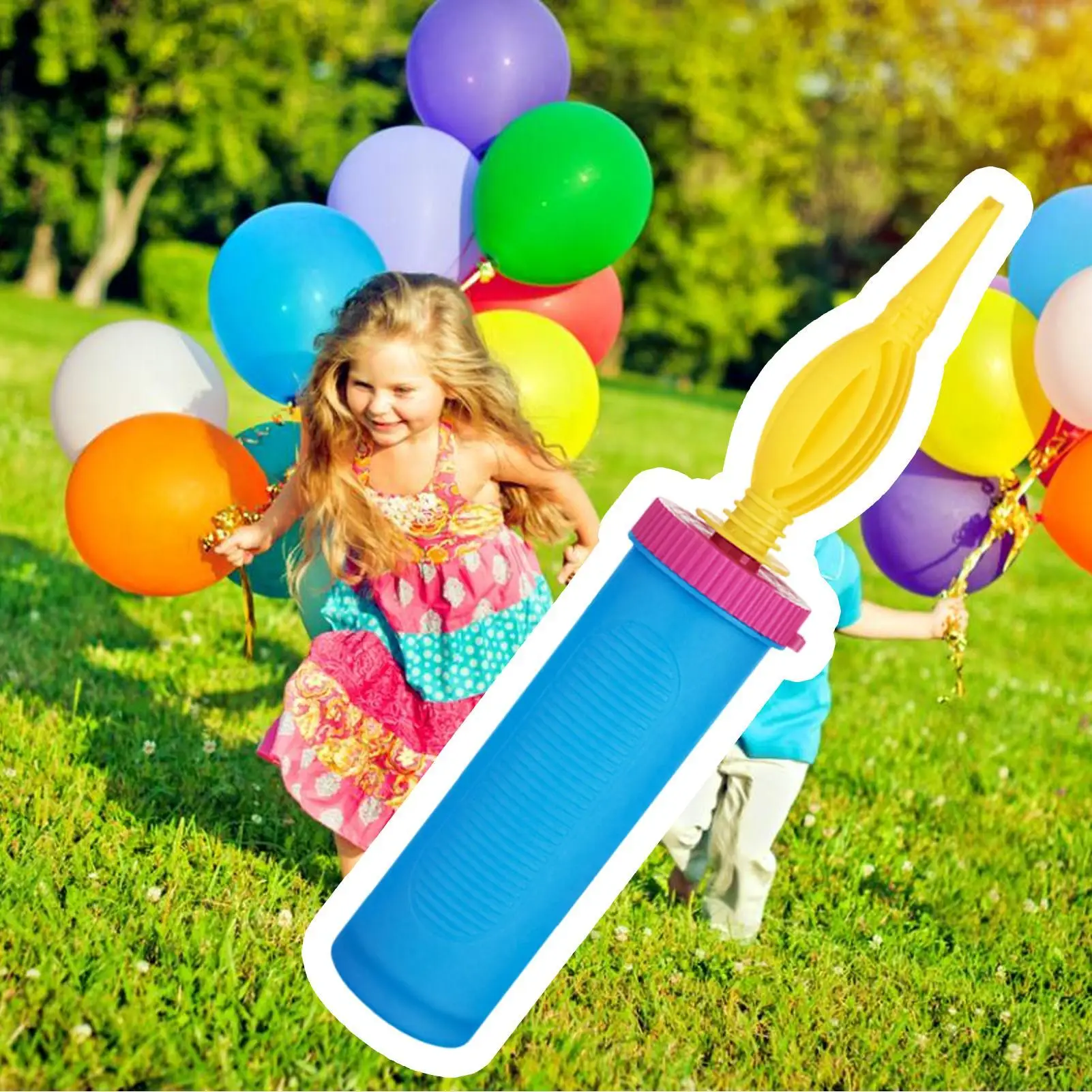 Pompe à main pour ballons, gonfleur de ballons, souffleur bidirectionnel, pompe Portable pour rassemblement, événement, mariage, Garage, fête d'anniversaire