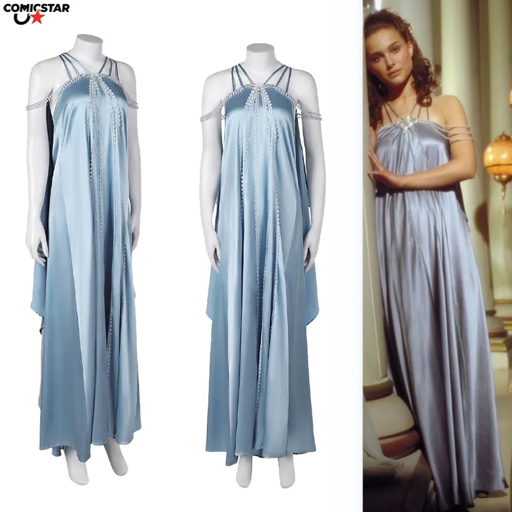 

Костюм Падме для косплея Амидала, ТВ, фантазия, женское платье, одежда для сна, ночная рубашка для взрослых и девочек, карнавальный костюм на Хэллоуин, маскировка