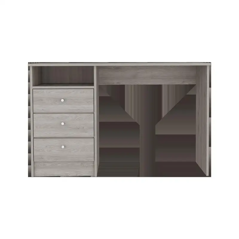 Light Gray Computer Desk for Office Space, Modern Design and Stylish Workspace Solution