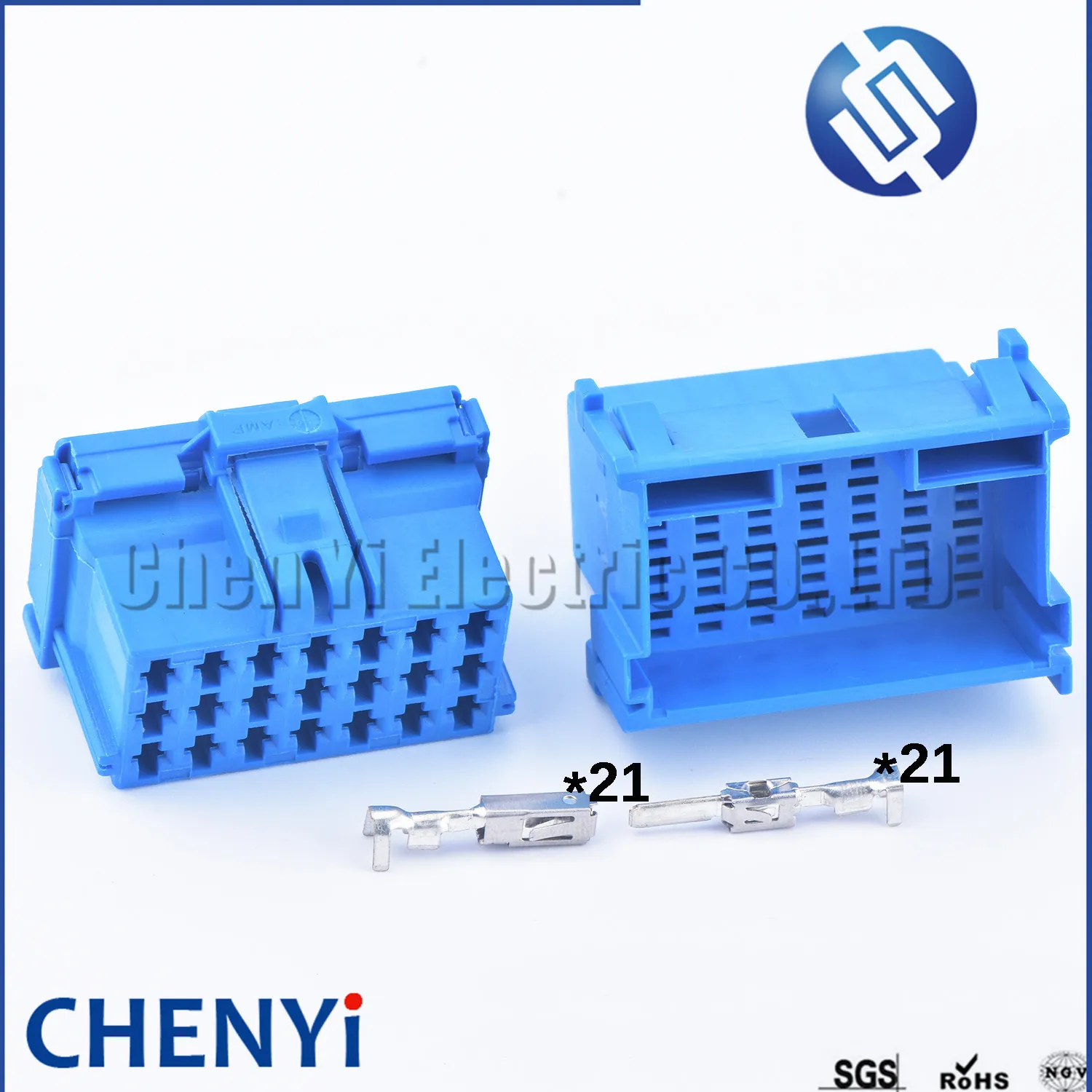 21 Pin female or male Automobile power amplifier Connector Electrical Wire Socket With Pins 3-967630-1 6-968975-1