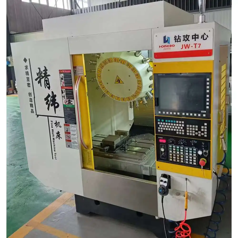JW-T7 Fanuc Control System 3 Axis CBC Vertical Milling Processing Hining Center