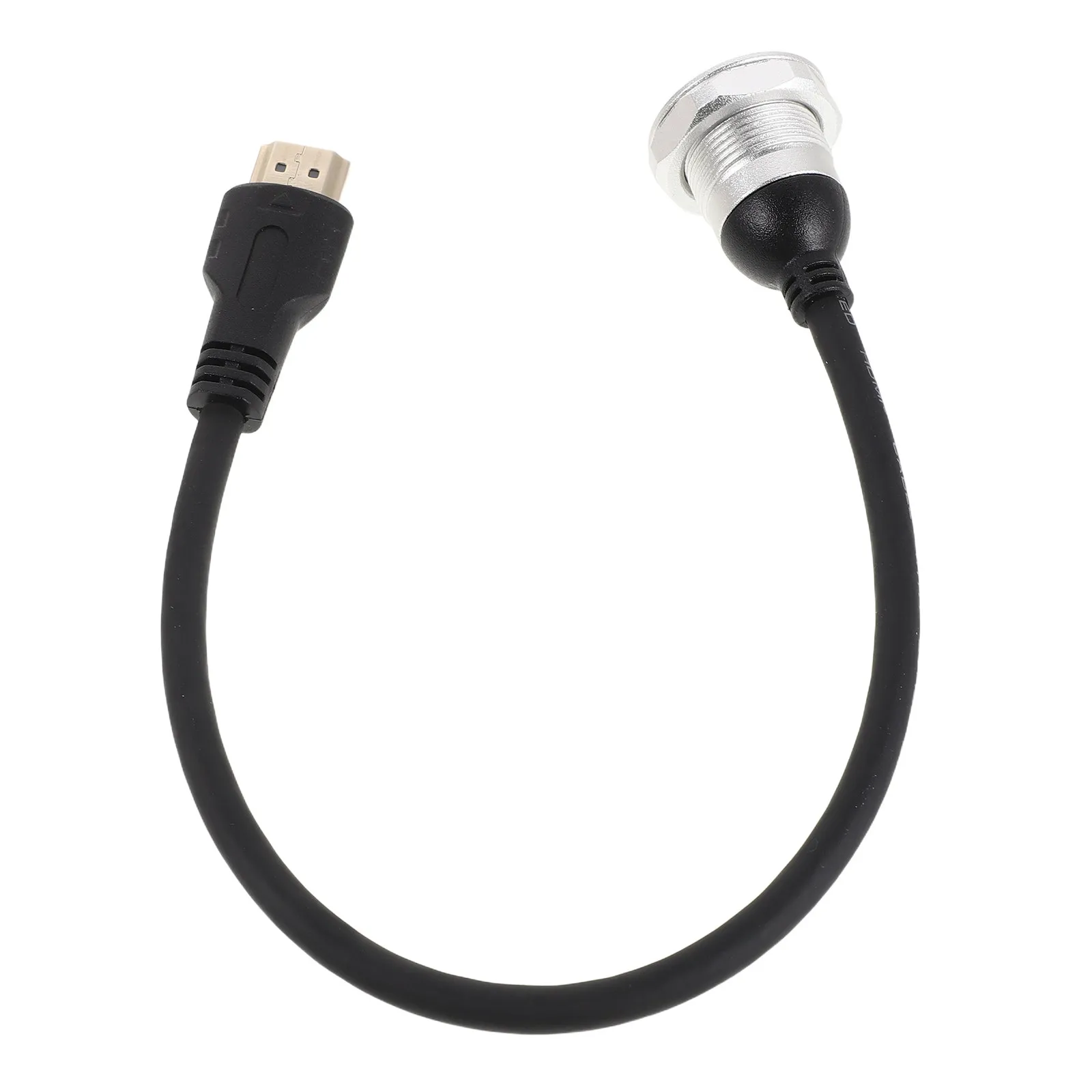 Panel Mount Video Cable Male to Female Extension Cord Fixed Installation 12.83inch Monitor Display Front Panel Extension Video