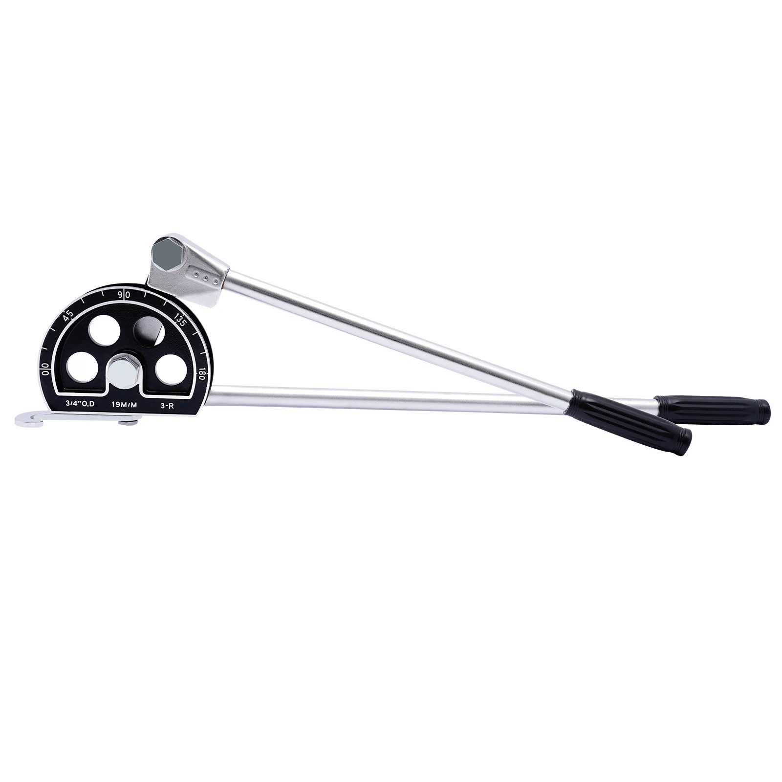 أداة ثني الأنبوب اليدوية 3/4 بوصة، أداة ثني الأنابيب المصنوعة من الألومنيوم والفولاذ بزاوية 180 درجة للسباكة وتدفئة التدفئة والتهوية وتكييف الهواء وإصلاح التبريد