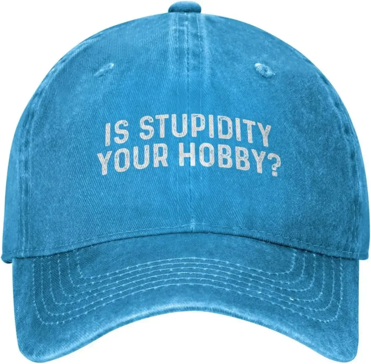 is Stupidity Your Hobby Cap for Women Baseball Hat Cute Caps