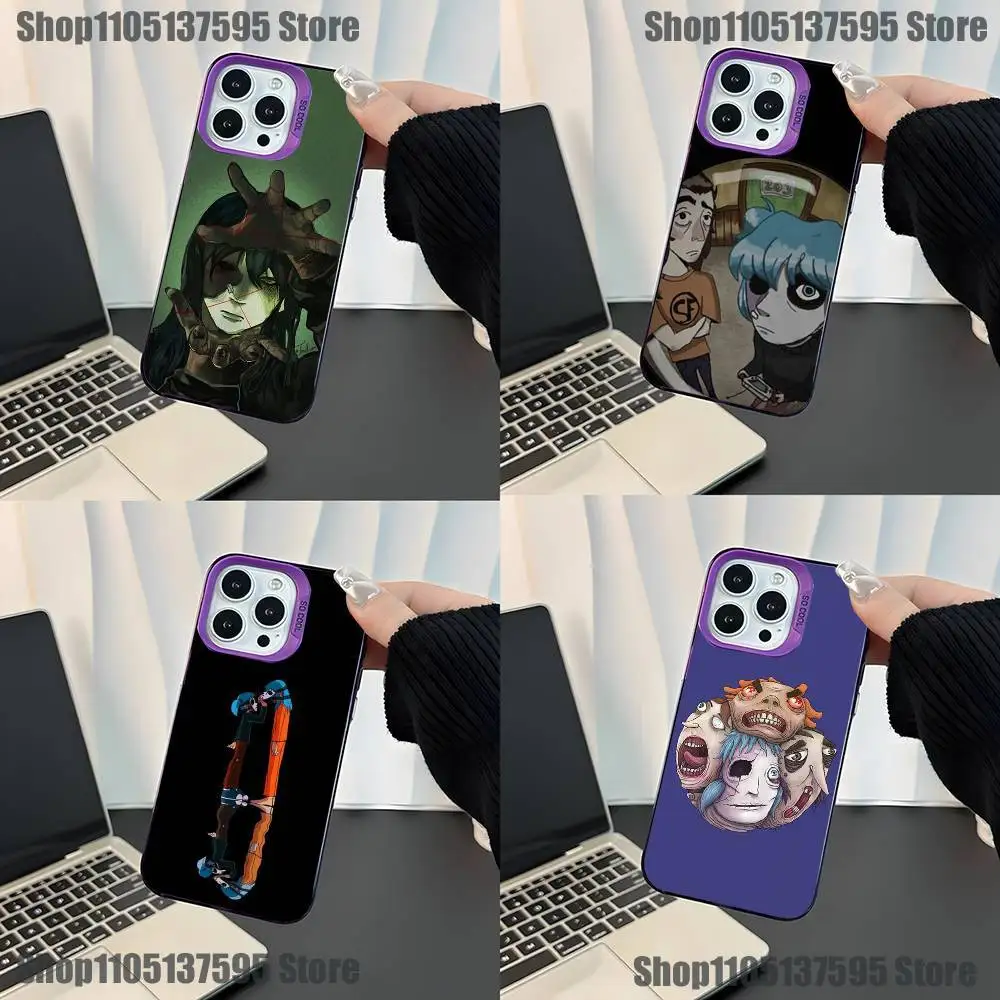 

Game S-Sally Face Phone Case For iPhone 17,16,15,14,13,12,11,Mini,Pro,E,SE4,XS,MAX Purple Candy Matte Cover