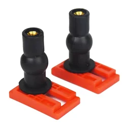 Tornillos de fijación Tornillos de bisagra para asiento de inodoro rojos de 42 mm de alta calidad: garantiza durabilidad y accesorios para bidé de inodoro de fácil hardware