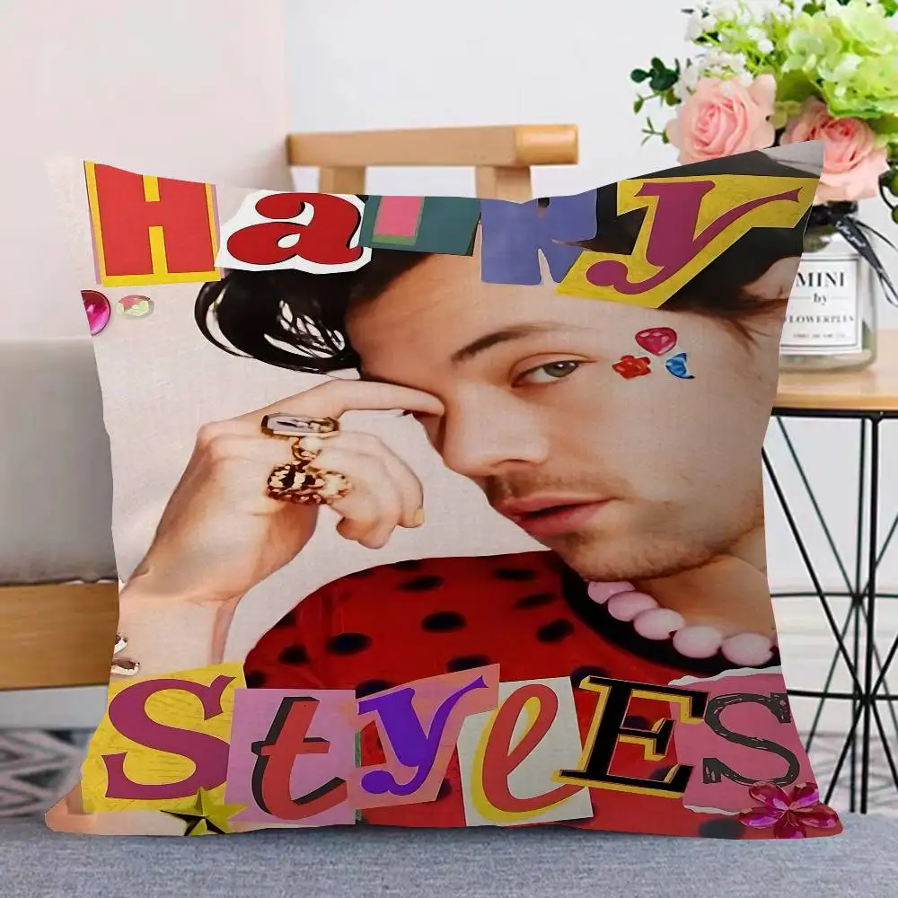 Singer HARRY STYLES Personalized Pillow Cover Kids Bedroom Wild Party Decor Pillowcase kid Birthday shower Gift