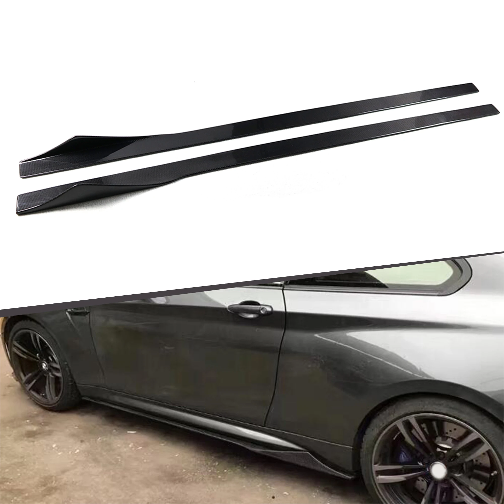 

Hot Sale MTC Universal Carbon Fiber Side Skirts Car Exterior Upgrade for F87 M2/F87 M2C 2016-2021