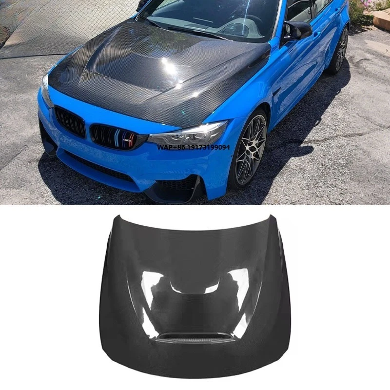 

GTS Style Wet Carbon Fiber Front Hood Cover Upgrade Genuine Automotive Parts for M3 F80 M4 F82 F83 2013-2019