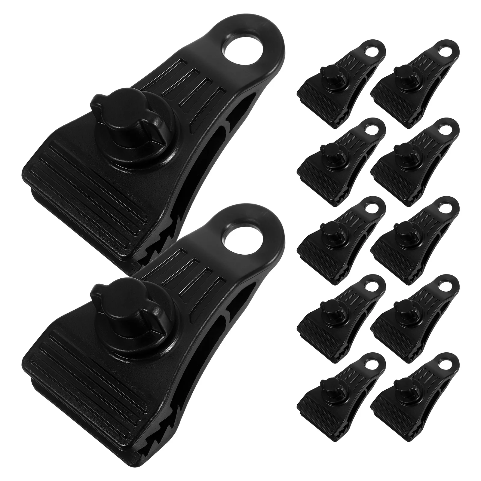 

20Pcs Outdoor Tent Clip Windproof Fasteners Practical Fixers Wear-Resistant Tarp Clamps Canopy Hiking Awning Heavy Duty