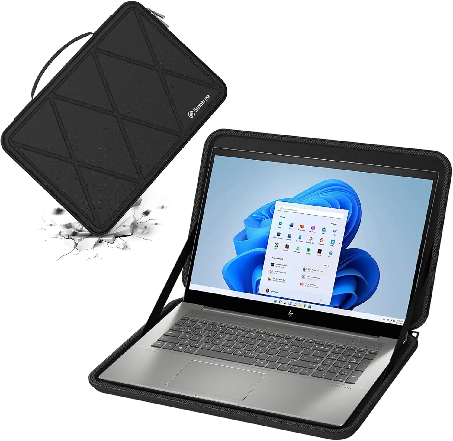 

Protective Sleeve Case for 17.3 inch HP OmniBook X Next Gen AI & Envy 17t Notebook, Hard EVA Laptop Bag