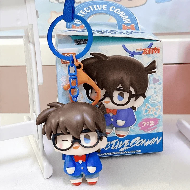 

100% Original Detective Conan Cute Hanging Blind Box Pendant Keychain Handmade Surrounding Kaito Kid Christmas Gift