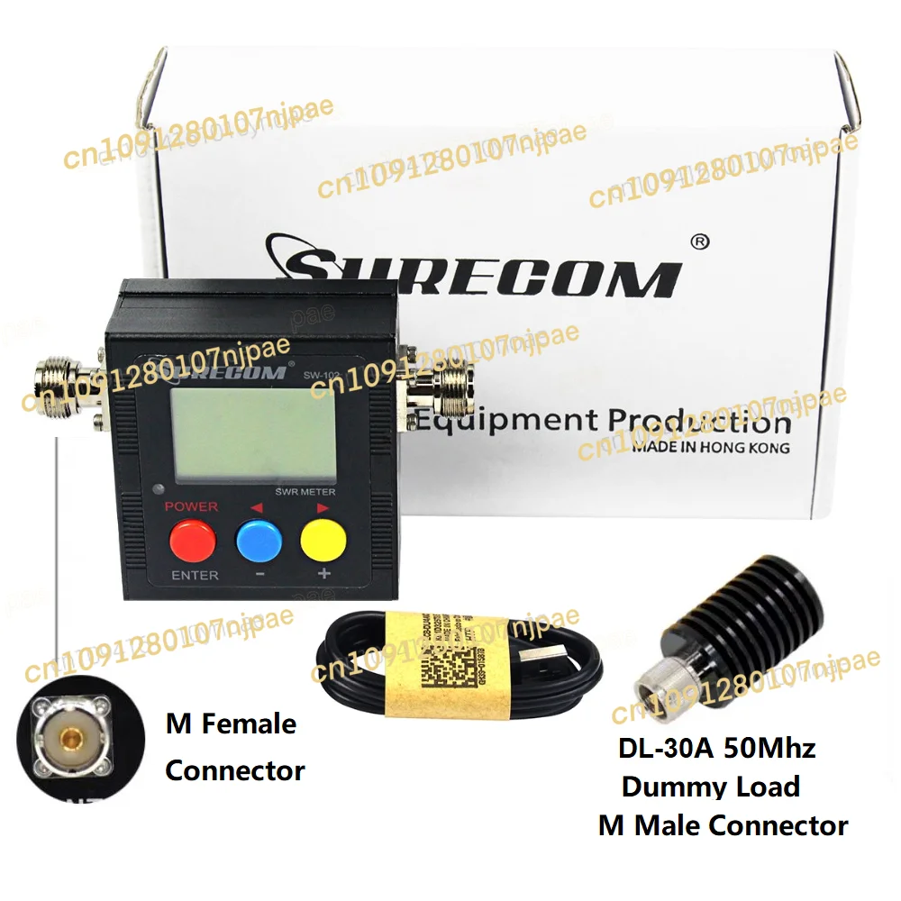 

SW-102 Digital Antenna Power &SWR Meter VSWR 1.00-19.9 VHF/UHF 125-525MHz for Two Way Radio Ham Walkie Talkie Wholesale