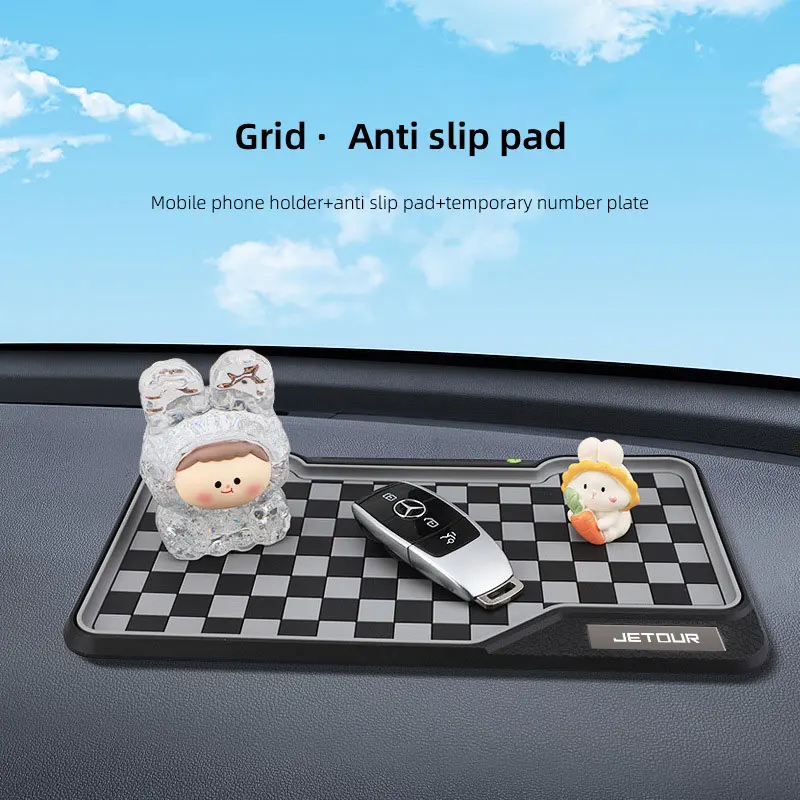 

Anti slip pad for car dashboard Car Temporary Parking Card Car Accessories For Jetour T2 X70 PLUS Traveler Liberty X70 X90 i-DM