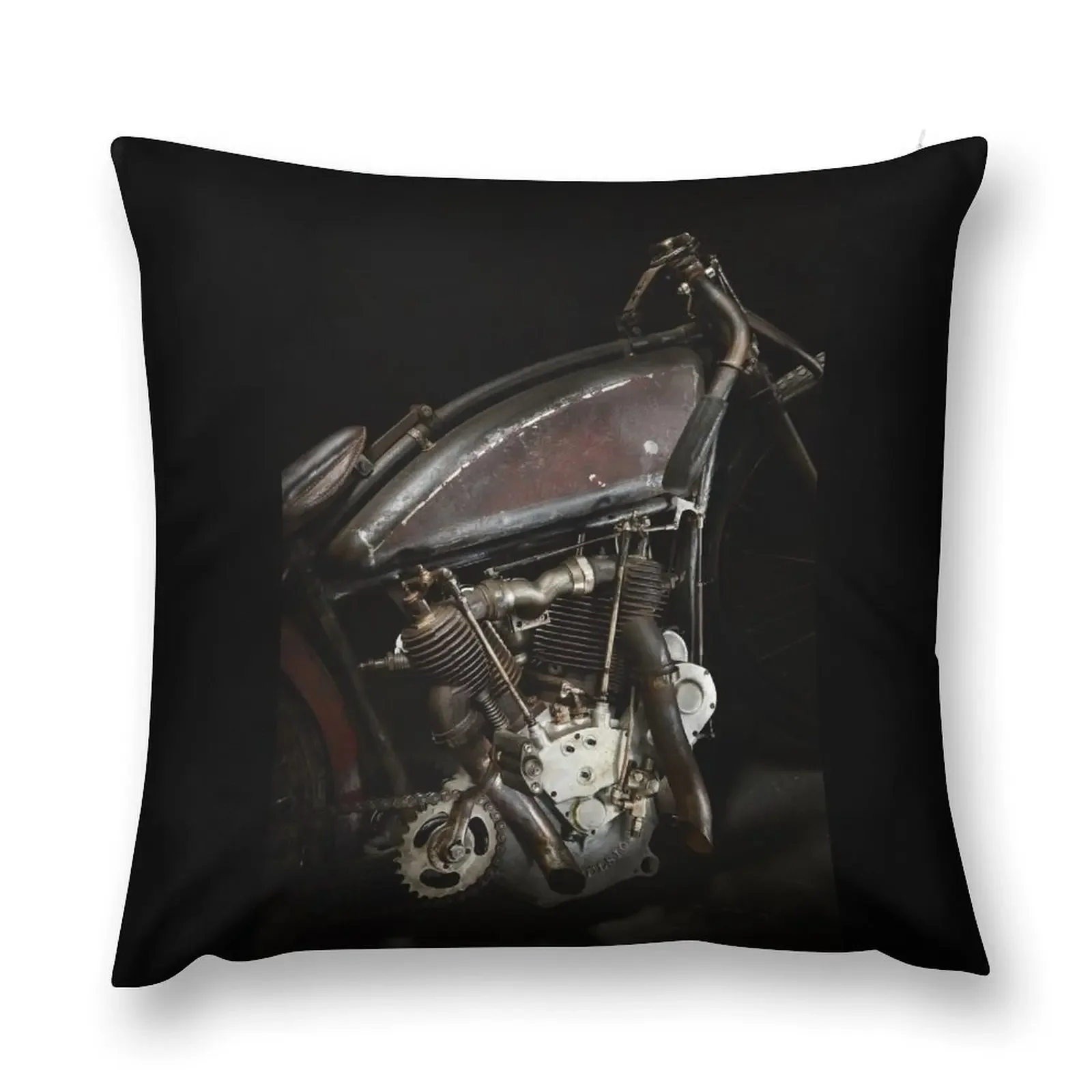 Excelsior Board Track Racer Engine Throw Pillow luxury sofa pillows pillow cover christmas pillow