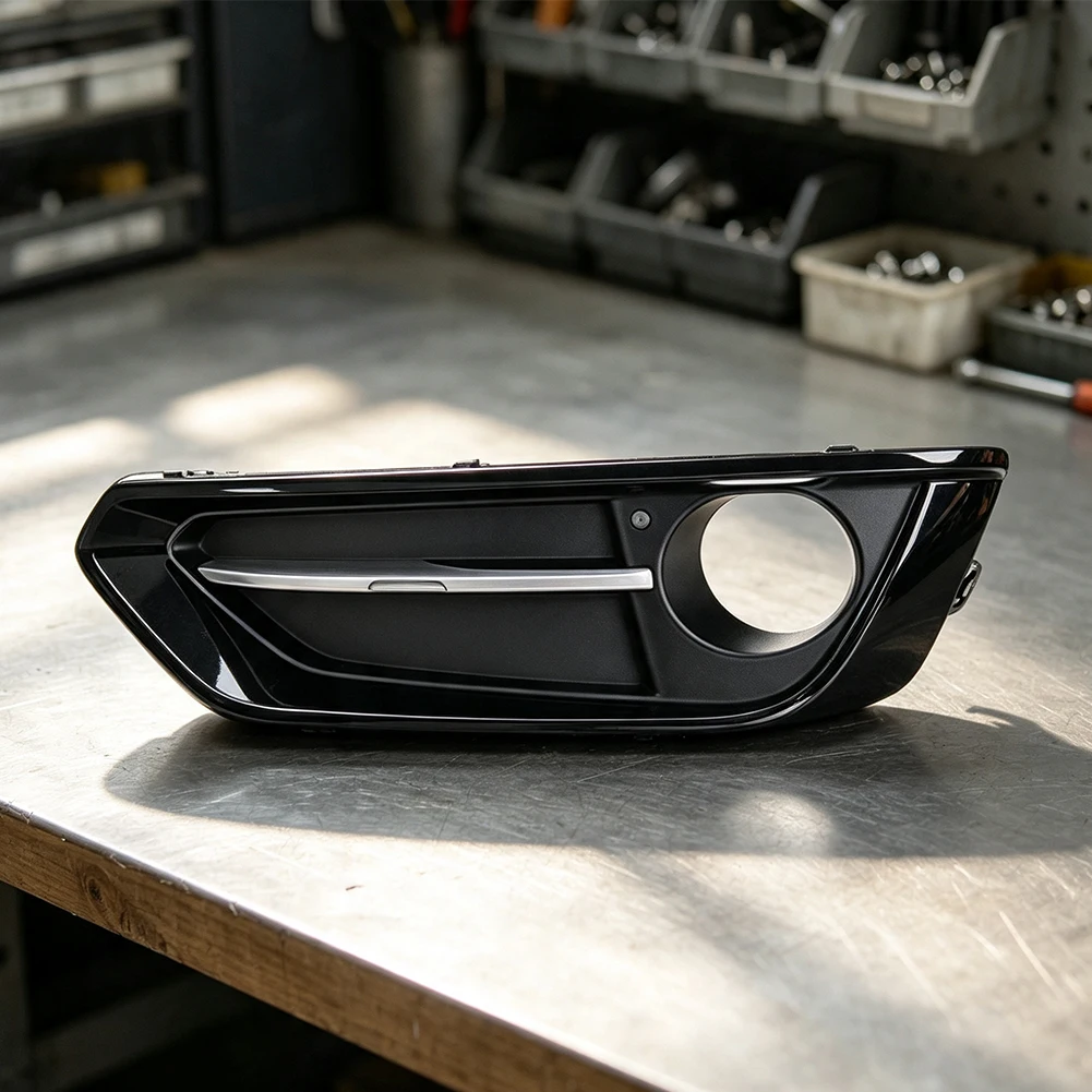 For BMW F22 F23 F87 2 Series Coupe 2014 Front Bumper Fog Light Grille ABS Material Black Color OEM 51117343731 51117343732