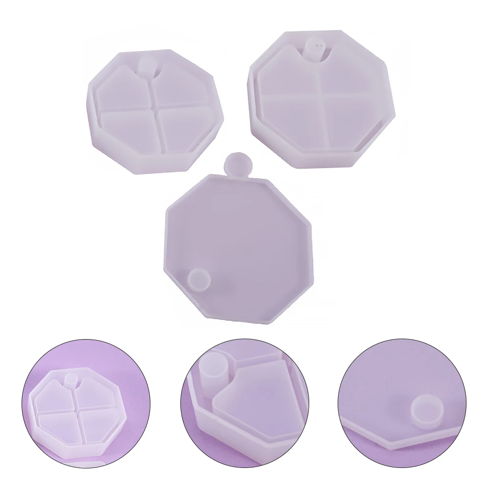

3pcs Multi-Layer Rotating Jewelry Box Tray Silicone Mold For Diy Epoxy Resin Crafting Transparent Storage Case Mould Handmade