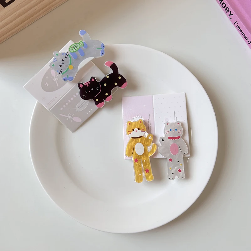 Cartoon Animal Rabbit Hair Clip Funny Creative Cat Bangs Clip Barrettes Hairpins Headwear Mini Hair Clip Fashion Hair Accessorie image 5