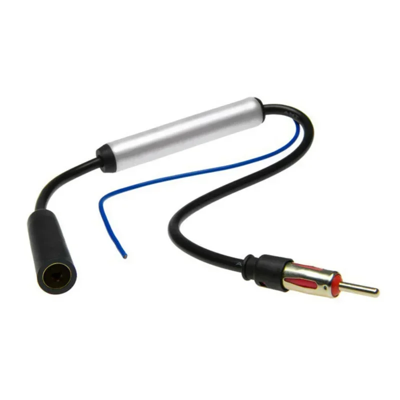 Replacement Antenna Amplifier Signal Universal Accessories Auto Radio 48cm AM/FM Amp Booster Car Inline Portable