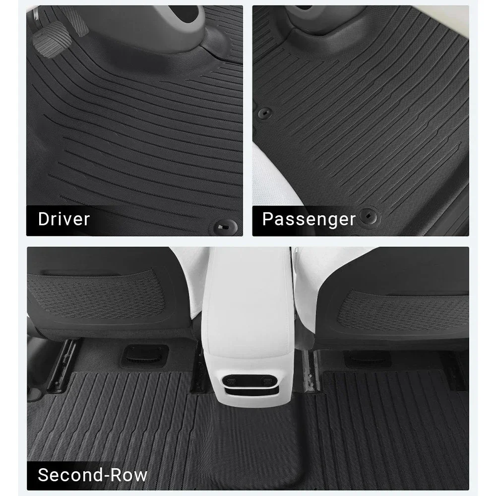 RHD Floor Mats For Hyundai IONIQ 5 2022 2023 2024 2025 Custom Floor Liner Trunk Mat Fully Surrounded Backrest Mat