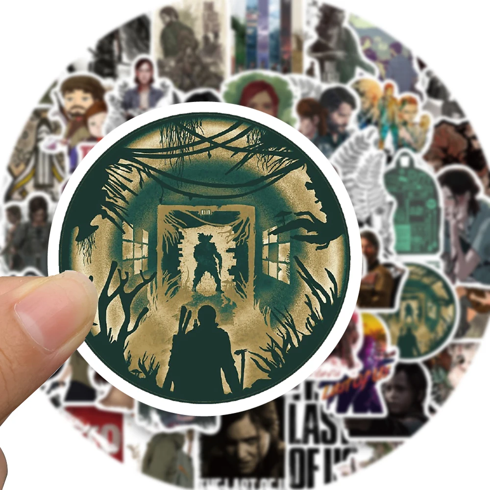 50PCS Sticker The Last Of Us For Fridge Paper Luggage Laptop Waterproof Skateboard Decals for Fridge Teens Gift Stickers