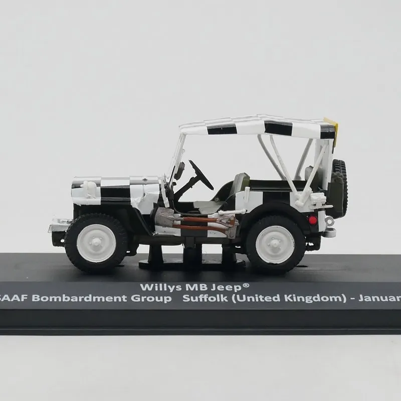 Diecast Ixo 1:43  Scale Jeep Willys MB 1945 Alloy Car Model