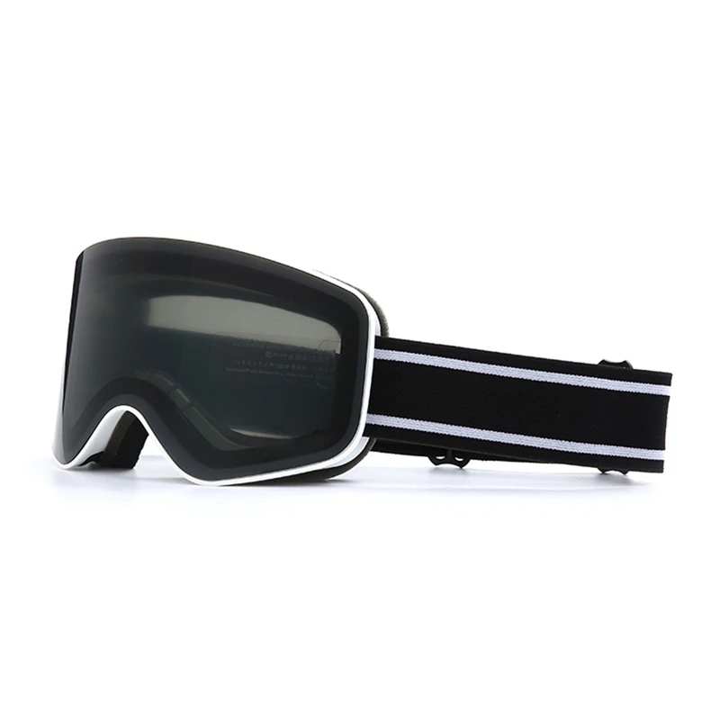 

Ski Snowboard Goggles For Men & Women Protection Anti-Fog Dual Lens Over-Glasses With Cylindrical Design