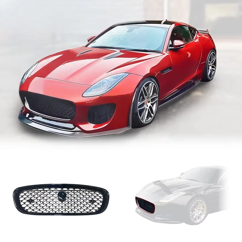 For Jaguar F-Type 2013-2020 Modified P7 Front Bumper Grille Grille Plastic Decorative Modified Body Kit