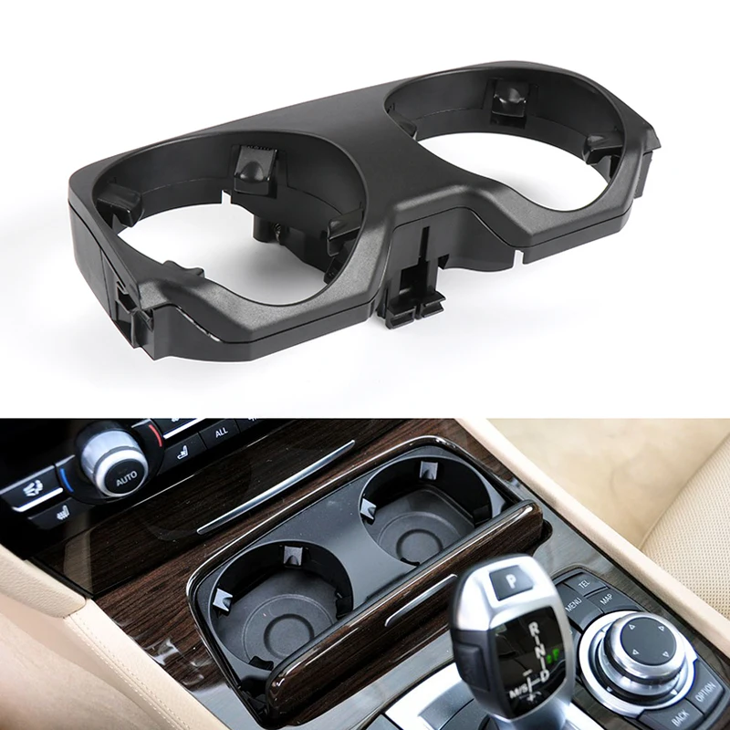 Car Center Console Water Cup Holder for BMW F01 F02 7 Series 730 740 Console Dashboard Cup Drink Holder Cover Auto Accessories