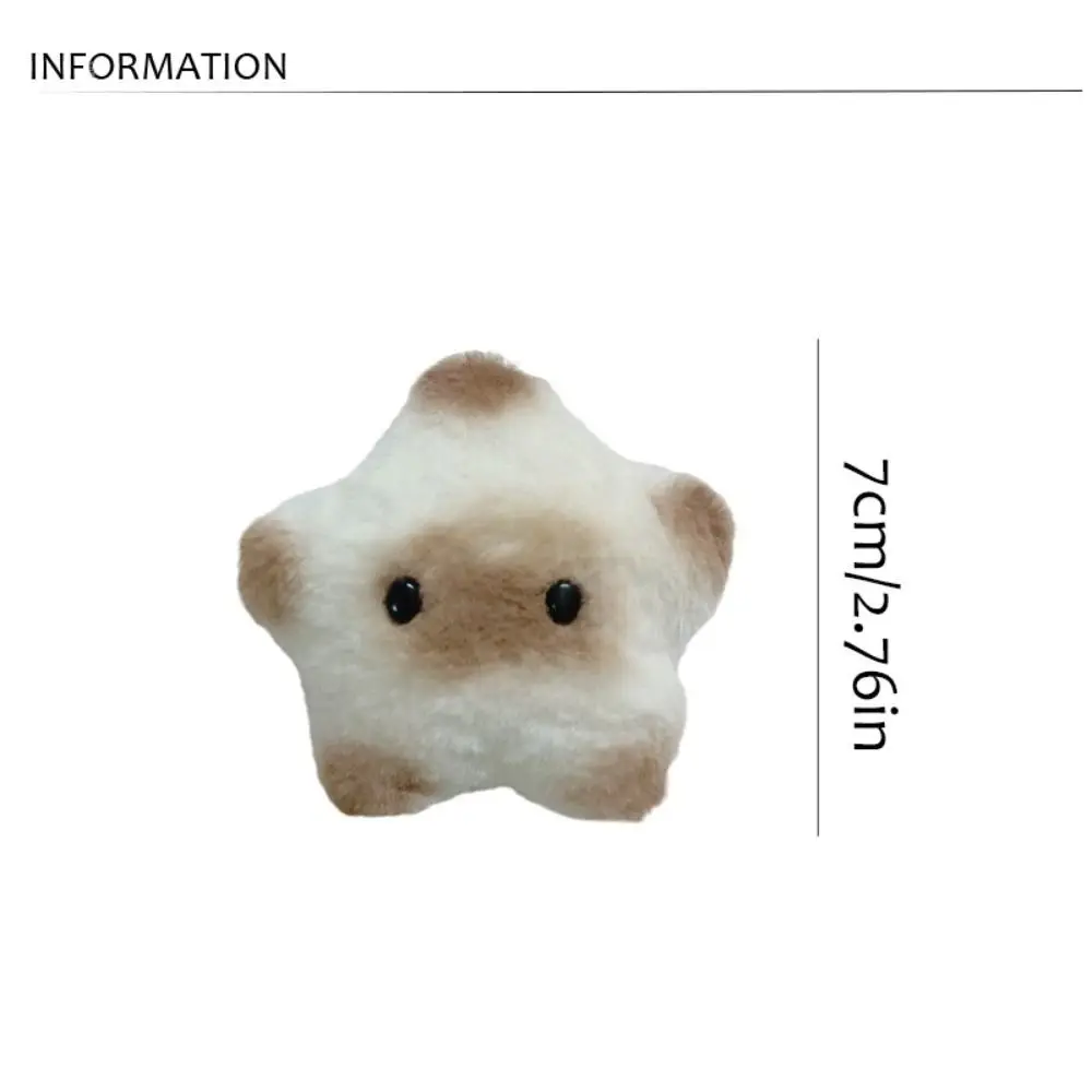 Soft Squeeze Capybara Plush Keychain Plush Stuffed Cartoon Chirping Kapibara Pendant Toys Keyring Siamese Cat Keyring