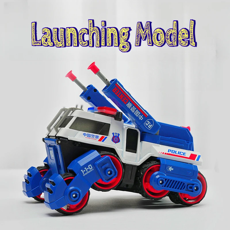 

1: 24 can launch M3 catapult tank model, sound and light feedback police car, collection ornament toy