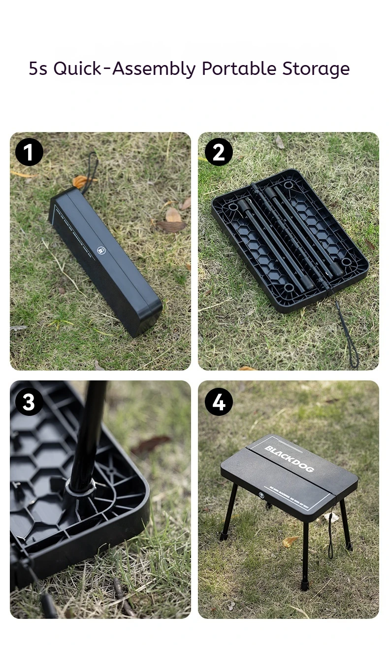 Klapphocker für den Außenbereich, ultraleichter Pony-Stuhl aus Aluminiumlegierung, faltbare Bank für Camping, Angeln, Wandern, Picknick, Strand, Reisen – Detail 11