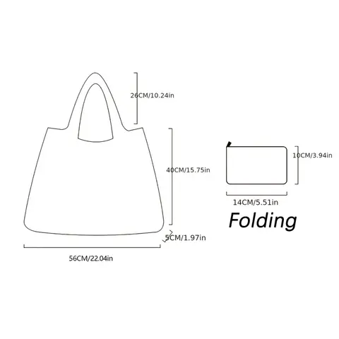 10 best sales फोल्डेबल किराने का थैला - №8