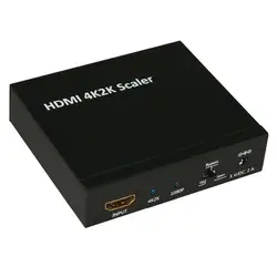 HDMI Video Converter,HDMI 4K2K Scaler with 1080p - Dual Simultaneous Outputs, Supports HDMI Signal Bypass