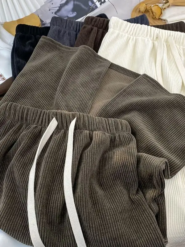 

Юбка женская прямая А-силуэта из вельвета с высокой талией, утепленная, больших размеров, осенне-зимняя, повседневная