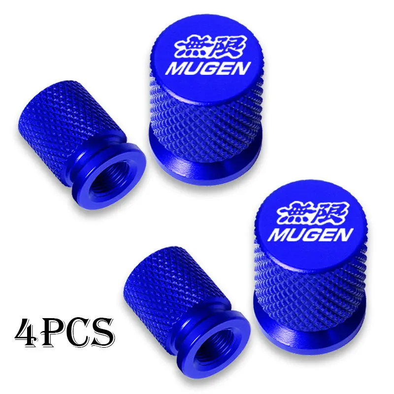 Car Wheel Tire Valve Caps Tyre Stem Covers Airdust Waterproof For Honda Mugen CB400 CB650F CBF CBR250RR CRF SH300 NC750