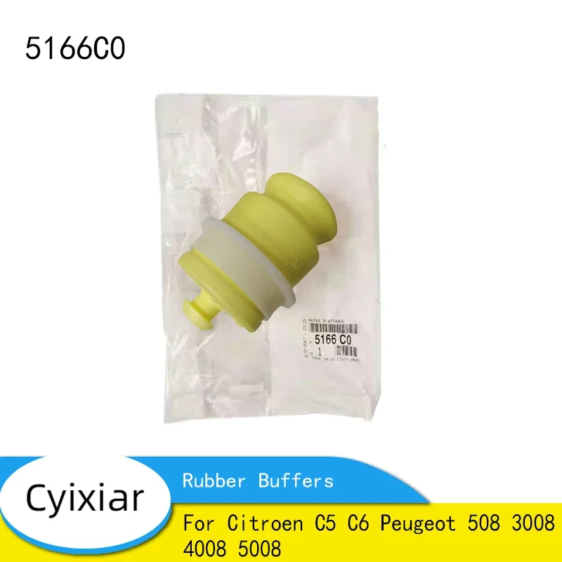 Rear Axle Buffer Block Rear Shock Absorber Rubber Buffers 5166C0 For Citroen C5 C6 Peugeot 508 3008 4008 5008