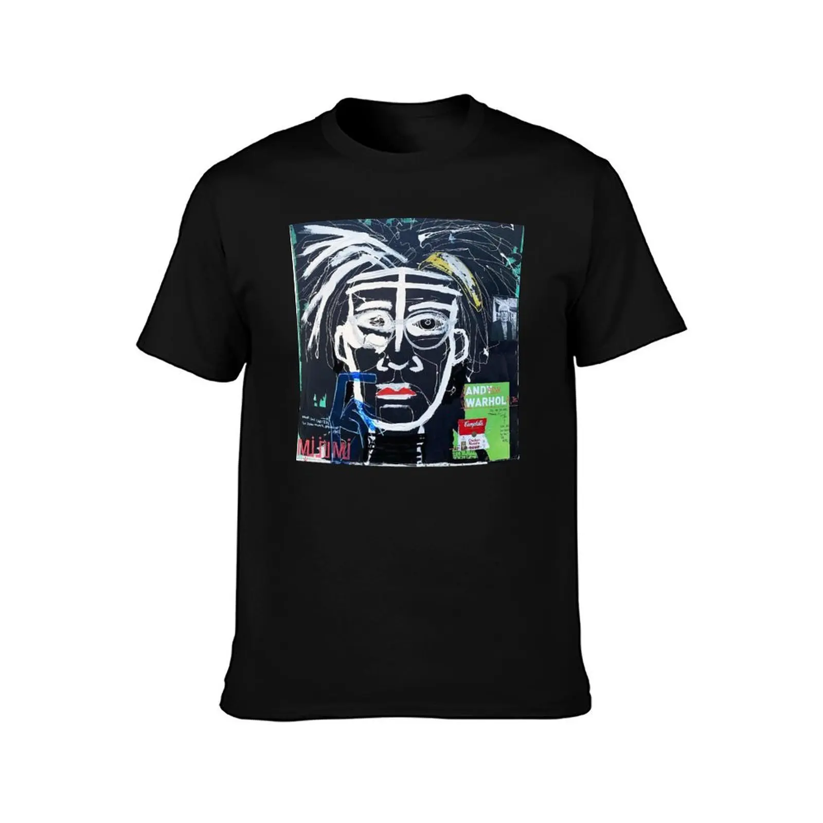 Andrew Warhola T-Shirt Summer Casual Cotton Tee Oversized Streetwear Tops Vintage Graphic Print Loose Fit Short Sleeve