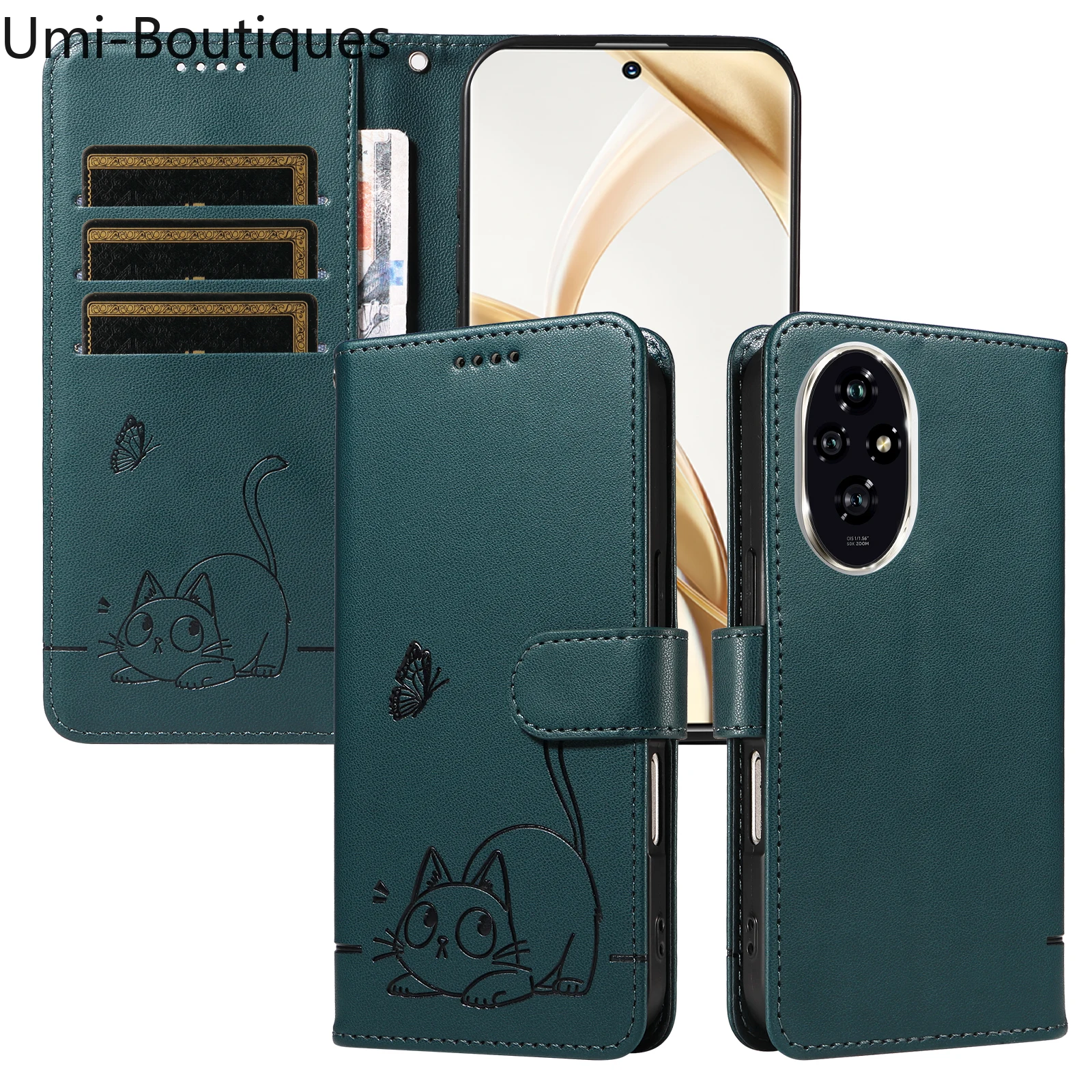 حافظة جلدية مغناطيسية لهاتف Honor 8A 8S 9 10 20 X6A X7 X7A X7B X8 X8A X8B X9 X9A X40 50 70 90 200 Lite Pro #3