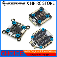 Hobbywing Xrotor AM32 45A or 65A 4in1 G2 ESC 3-6S & F7 Convertible Flight Controller Combo for RC FPV Racing Drone