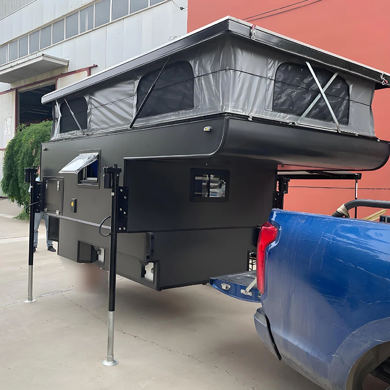 Premium Pickup Truck Camping System with Pop Up Tent Shelter for Weekend Getaways and Outdoor Living