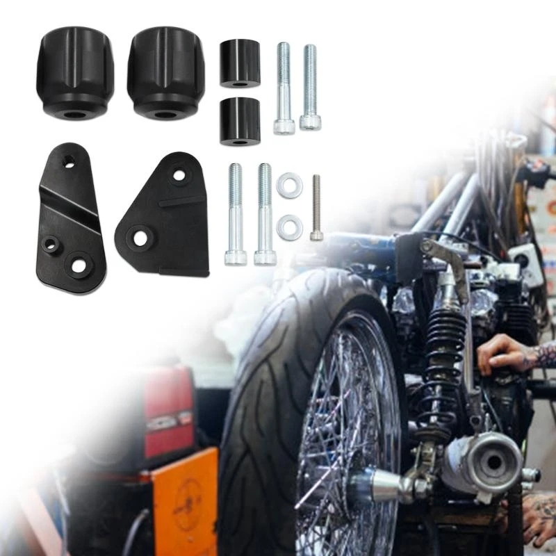 

Motorcycle Frame Sliders Falling Crash Protector Guards Aluminum Frame Sliders No Cut Kits for GSXR 1000 2017 to 2024 D7YA