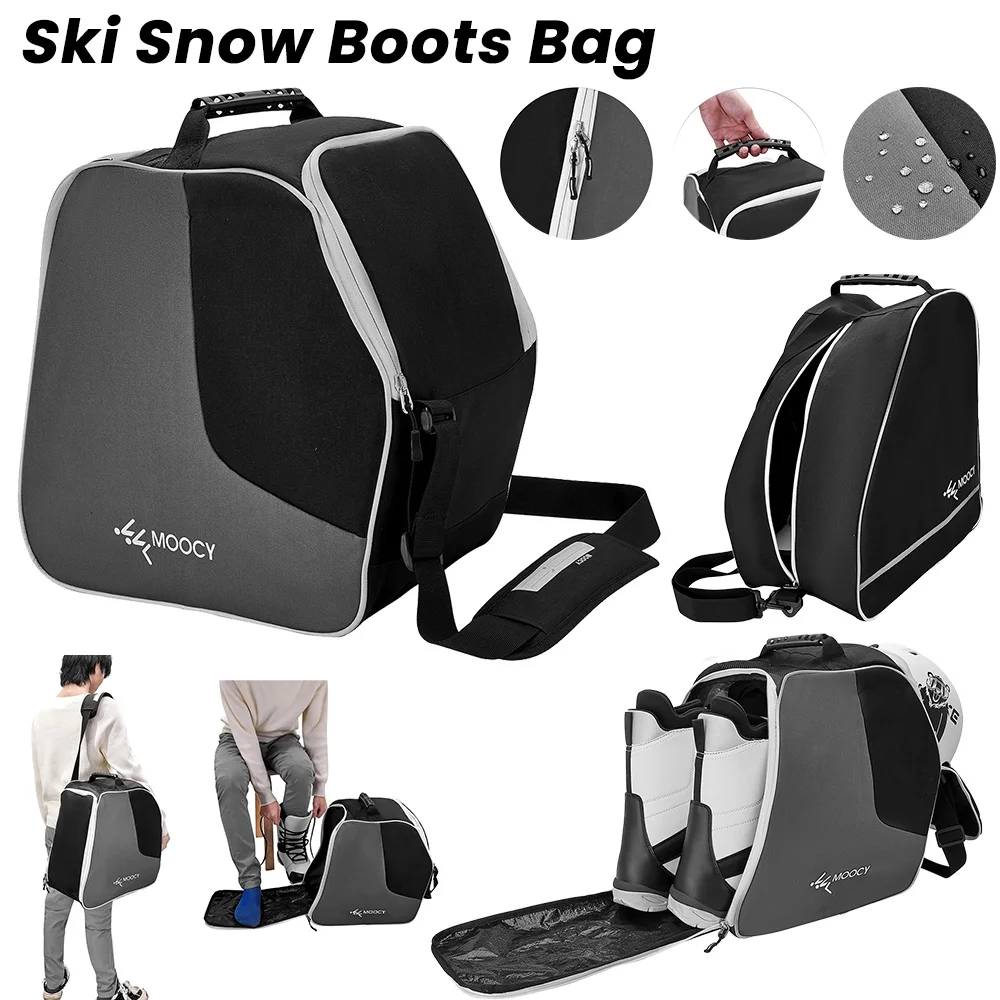 Winter Snow Ski Boot Bag Lightweight Skiing Snowboarding Storage Bag Waterproof Ski Helmets Gloves Bag Outdoor Sports Supplies