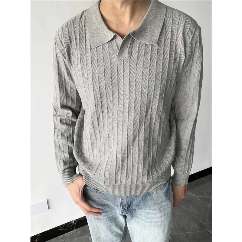 

American Retro Knitted Sweater Hoodie ort Sve Long Sve Men's Casual High-End Feeling Trendy Chinese Brand 6EME NORD