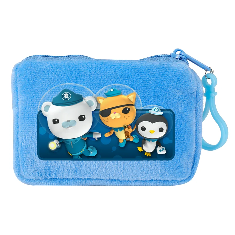 Monedero The Octonauts, recuerdos de fiesta, billetera pequeña de dibujos animados para niños, tarjeta de llave portátil, bolsa de almacenamiento de cambio bonita, regalo de cumpleaños para niña