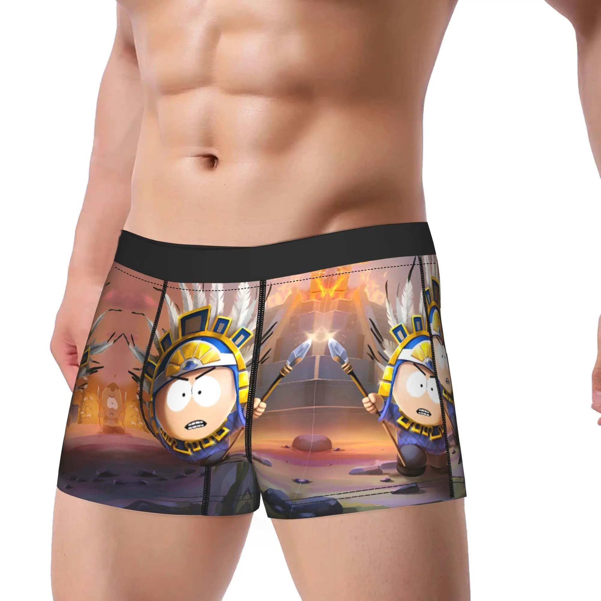 South Parks Shorts Briefs  Underwear Hot Sale Male Breathable Boxershorts Custom Plus Size Panties