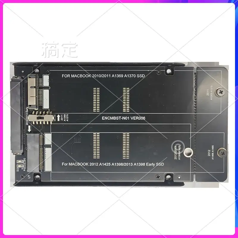 

AP-M.2 SSD Adapter Formacbook 2010/2011 A1370 SSD A1425 A1398 MC975 MC976 Case Enclosure SATA 22Pin To2010 2011 2012 SSD Convert